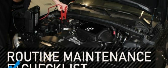 What should be a Routine Maintenance of a Vehicle?